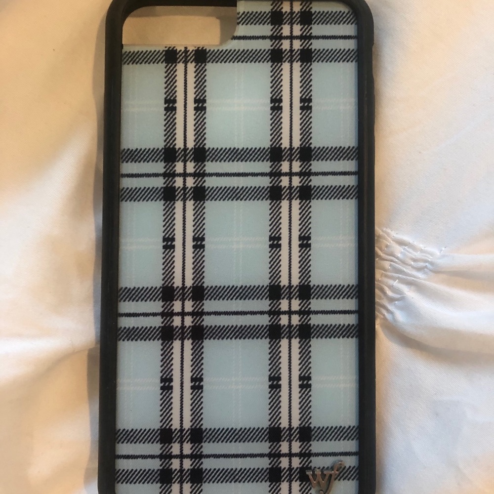 wallflower blue plaid iphone 8plus